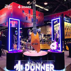 DONNER HUSH-I Travel Acoustic Electric Guitar Portable Quiet Pratice