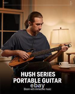 DONNER HUSH-I Travel Acoustic Electric Guitar Portable Quiet Pratice