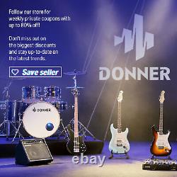 DONNER HUSH-I Travel Acoustic Electric Guitar Portable Quiet Pratice