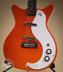 Danelectro'59M NOS Electric Guitar Orange Metal Flake