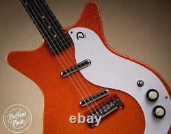 Danelectro'59M NOS Electric Guitar Orange Metal Flake