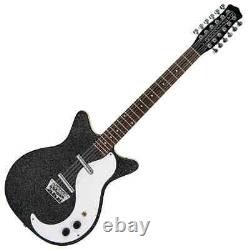 Danelectro'59 12 String Electric Guitar Black Sparkle