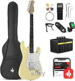 Donner 39 DST Electric Guitar And Amp 4/4 Poplar Wood Guitars + Gig Bag Cable