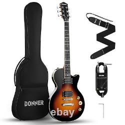 Donner DLP-124 Electric Guitar Bundle 202S H-H Pickups Classic Humbucker