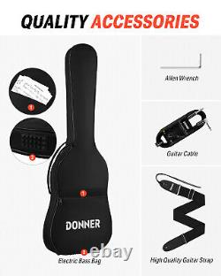 Donner DLP-124 Electric Guitar Bundle Classic Humbucker 202S H-H Pickups