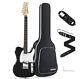 Donner DTC-100 Tele Telecaster Black Guitar Bundle Perfect for Beginners