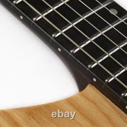 EART GW2-Pro Headless Electric Guitar Fixed Bridge Roasted Ash Solid Padauk Neck