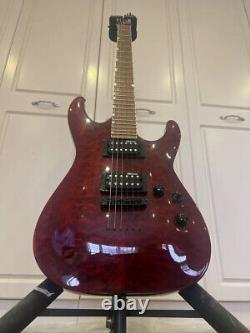ESP LTD MH-200QM Quilted Maple Top See Thru Black Cherry Electric Guitar