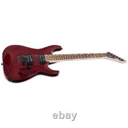 ESP LTD MH-200 Quilted Maple NT Electric Guitar, See Thru Black Cherry (NEW)