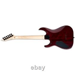 ESP LTD MH-200 Quilted Maple NT Electric Guitar, See Thru Black Cherry (NEW)
