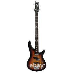 Electric Bass Guitar 4 String Full Size With Cord Single Pickup Bag Tool Full Set
