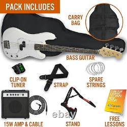 Electric Bass Guitar 4 String with Amp and Accessories 3rd Avenue