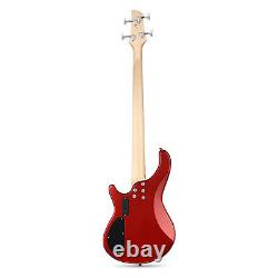 Electric Bass Guitar 4 Strings Guitars for Adults + Gig Bag Cable