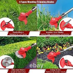 Electric Cordless Grass Trimmer Cordless with Blade Garden Lawn Edger 15cm