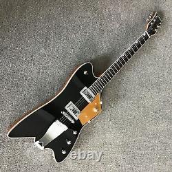 Electric Guitar 6 String Ebony Fretboard Maple Neck 2 HH Pickups Solid Body