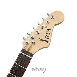 Electric Guitar 6 String Guitar Rosewood Fingerboard Solid Wood Blue White