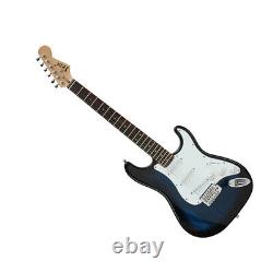 Electric Guitar 6 String Guitar Rosewood Fingerboard Solid Wood Blue White