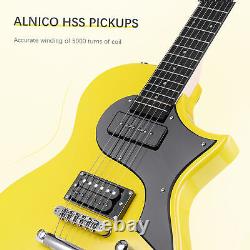 Electric Guitar 6-String Poplar Body Maple Neck Laurel Wood Fingerboard D7O1