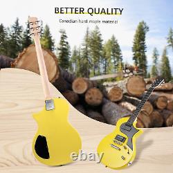 Electric Guitar 6-String Poplar Body Maple Neck with Gig Bag Tuner S5H7