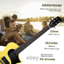 Electric Guitar 6-String Poplar Body Maple Neck with Gig Bag Tuner S5H7