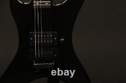 Electric Guitar Black Floyd Rose Bridge Rosewood Fretboard Black Hardware