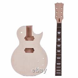 Electric Guitar DIY Kit Build Your Own Guitar Mahogany Body Neck WoodFingerboard
