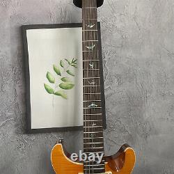 Electric Guitar HH Pickup Flame Maple Top Mahogany Body 6 String Tremolo Bridge