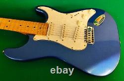 Electric Guitar NEW ORLEANS Style St Blue' Light Metallic