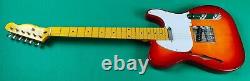 Electric Guitar NEW ORLEANS Style TELECAST Cherry Body Std Pick Ups