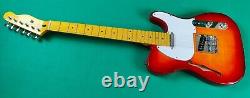 Electric Guitar NEW ORLEANS Style TELECAST Cherry Body Std Pick Ups