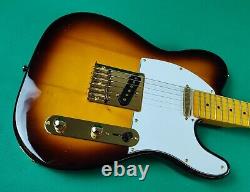 Electric Guitar NEW ORLEANS Style TELECAST Sunburst Golden Pick Ups