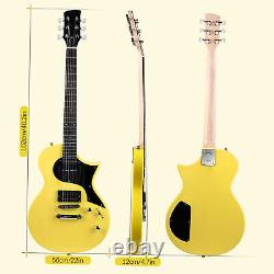 Electric Guitar Poplar Body Maple Neck Laurel Wood Fingerboard with Gig Bag Q1C4