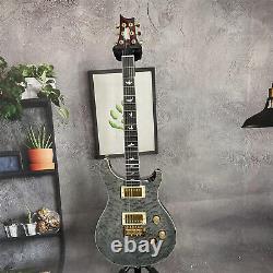 Electric Guitar Quilted Maple Top HH Pickup Tremolo Bridge 6String Gold Hardware