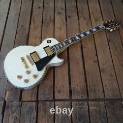 Electric Guitar Randy Rhoads Fernandes Burny RLC-55 RR AWT Les Paul, Aged White