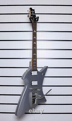Electric Guitar SHINE WT430SF Humbucker Grover Tuners Silver Wigsby Tremolo Y14