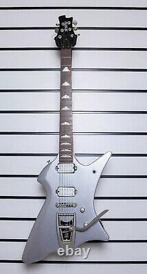 Electric Guitar SHINE WT430SF Humbucker Grover Tuners Silver Wigsby Tremolo Y16