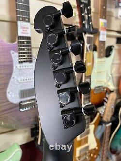 Electric Guitars By Chord, CAL62X Deluxe, All Matte Black, Kabukalli Fretboard