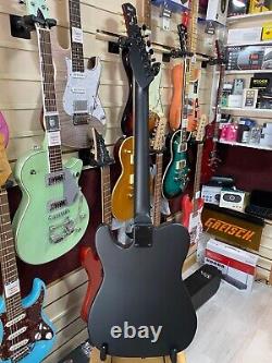 Electric Guitars By Chord, CAL62X Deluxe, All Matte Black, Kabukalli Fretboard