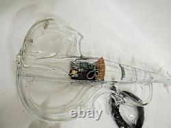 Electric Violin 4/4 Transparent Crystal Acrylic Body Led Light