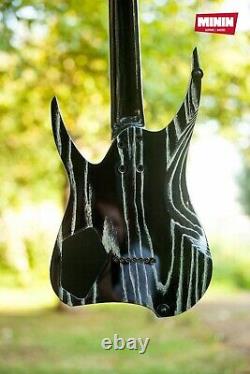 Electric guitar MININ GriefBringer 7 (27) baritone, 7 string, custom made