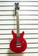 Elektrasonic New Yorker Electric Guitar Style Gloss Red LP Style Double Cut -X22