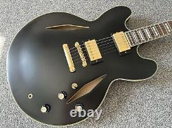 Epiphone Emily Wolfe Sheraton Stealth Black electric guitar Trini Lopez Grohl