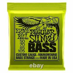 Ernie Ball Regular Slinky Electric Bass Guitar Strings Gauge 50-105 PO2832