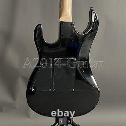 Factory 6 String Electric Guitar Maple Fretboard Floyd Rose Bridge Black Part