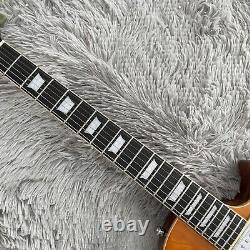 Factory LP Electric Guitar 6 String Black Fretboard Sunburst Color Free Ship