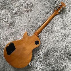Factory LP Electric Guitar 6 String Sunburst Flamed Maple Top Black Fretboard