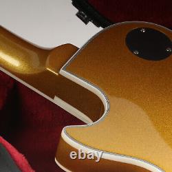 Factory LP Electric Guitar Metallic Gold Solid Mahogany Body&Neck Body Binding