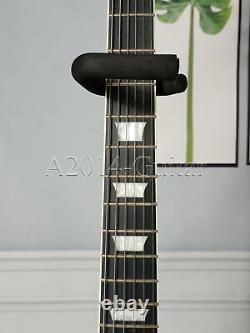 Factory Solid 6 String Electric Guitar Tobacco Sunburst HH Pickups Chrome Part