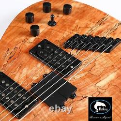 Fanned fret 7string (3 bass strings+4 guitar strings) electric guitar