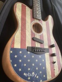 Fender American Acoustasonic Telecaster USA Flag Limited Edition